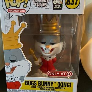 Bugs bunny king funko pop